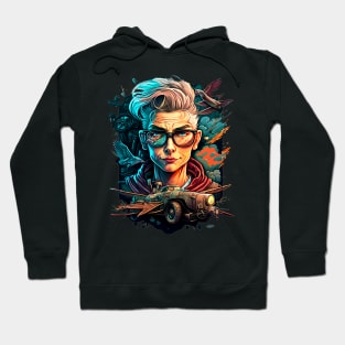 Nerd future car Hoodie